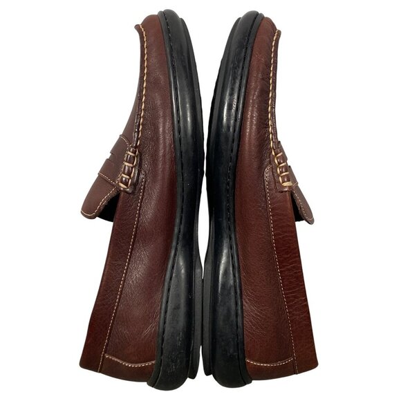 Cole Haan Mens Brown Leather Loafers shoes size 10.5 business pro preppy slip on main image 4